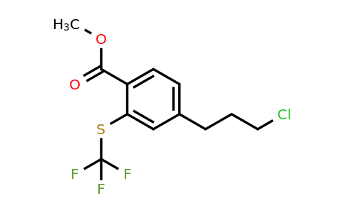 1805767-74-1 | Methyl 4-(3-chloropropyl)-2-(trifluoromethylthio)benzoate