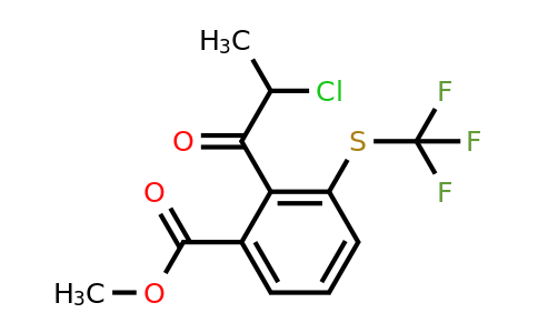1805767-84-3 | Methyl 2-(2-chloropropanoyl)-3-(trifluoromethylthio)benzoate