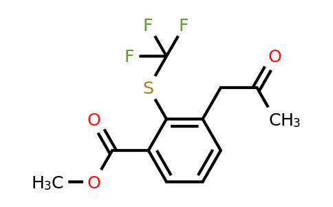 1805768-44-8 | Methyl 3-(2-oxopropyl)-2-(trifluoromethylthio)benzoate