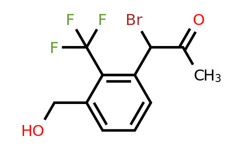 1805771-58-7 | 3-(1-Bromo-2-oxopropyl)-2-(trifluoromethyl)benzylalcohol