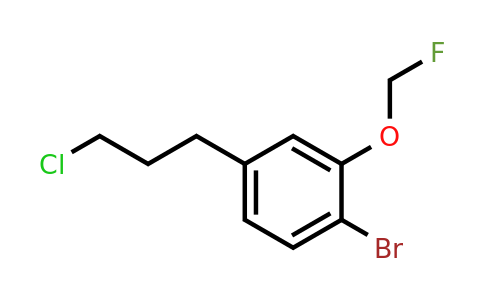 1805780-68-0 | 1-Bromo-4-(3-chloropropyl)-2-(fluoromethoxy)benzene