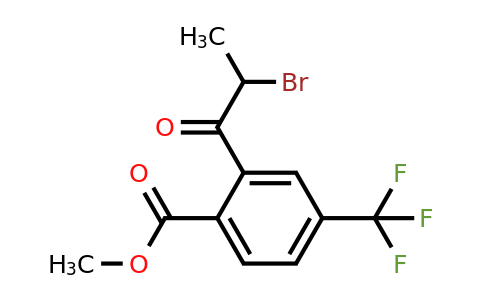 1805780-89-5 | Methyl 2-(2-bromopropanoyl)-4-(trifluoromethyl)benzoate