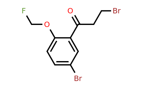 1805780-91-9 | 3-Bromo-1-(5-bromo-2-(fluoromethoxy)phenyl)propan-1-one