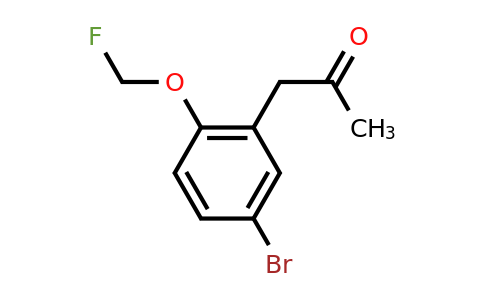 1805784-58-0 | 1-(5-Bromo-2-(fluoromethoxy)phenyl)propan-2-one