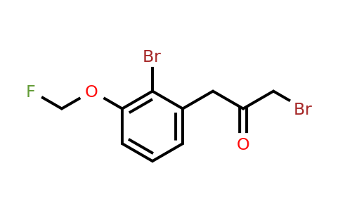 1805784-62-6 | 1-Bromo-3-(2-bromo-3-(fluoromethoxy)phenyl)propan-2-one