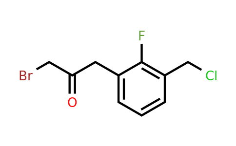 1805787-59-0 | 1-Bromo-3-(3-(chloromethyl)-2-fluorophenyl)propan-2-one