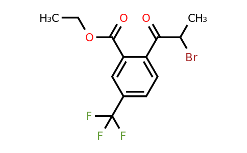 1805790-74-2 | Ethyl 2-(2-bromopropanoyl)-5-(trifluoromethyl)benzoate