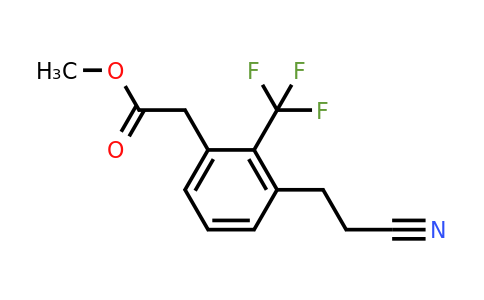 1805790-81-1 | Methyl 3-(2-cyanoethyl)-2-(trifluoromethyl)phenylacetate