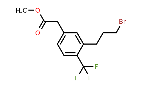 1805792-97-5 | Methyl 3-(3-bromopropyl)-4-(trifluoromethyl)phenylacetate