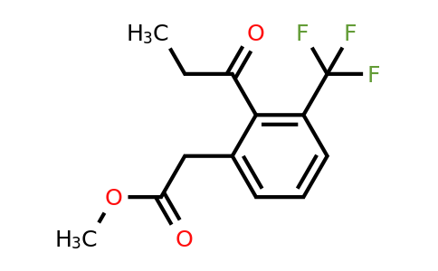 1805793-12-7 | Methyl 2-propionyl-3-(trifluoromethyl)phenylacetate