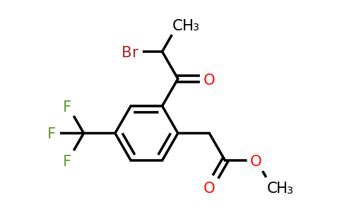 1805793-18-3 | Methyl 2-(2-bromopropanoyl)-4-(trifluoromethyl)phenylacetate