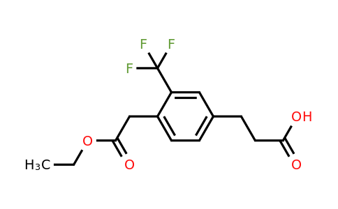 1805801-20-0 | Ethyl 4-(2-carboxyethyl)-2-(trifluoromethyl)phenylacetate