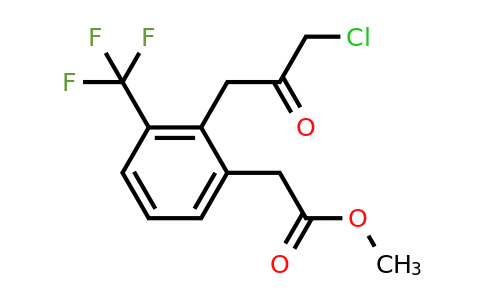 1805806-27-2 | Methyl 2-(3-chloro-2-oxopropyl)-3-(trifluoromethyl)phenylacetate
