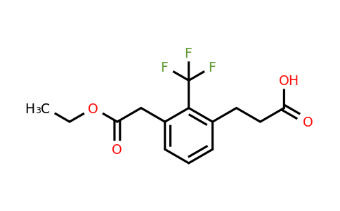 1805809-36-2 | Ethyl 3-(2-carboxyethyl)-2-(trifluoromethyl)phenylacetate