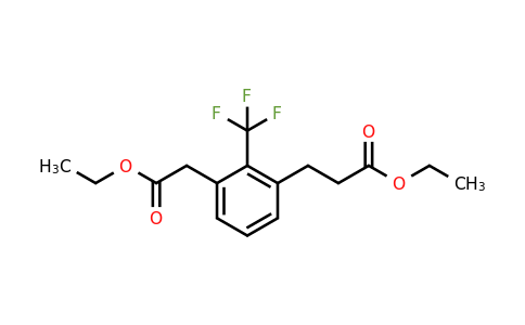 1805809-46-4 | Ethyl 3-(3-ethoxy-3-oxopropyl)-2-(trifluoromethyl)phenylacetate