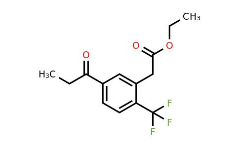 1805809-50-0 | Ethyl 5-propionyl-2-(trifluoromethyl)phenylacetate