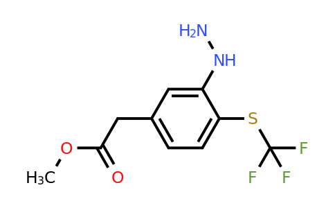 1805821-58-2 | Methyl 3-hydrazinyl-4-(trifluoromethylthio)phenylacetate