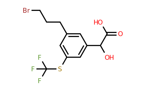 1805822-77-8 | 3-(3-Bromopropyl)-5-(trifluoromethylthio)mandelic acid