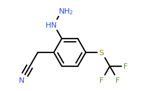 1805824-07-0 | 2-Hydrazinyl-4-(trifluoromethylthio)phenylacetonitrile