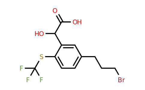 1805824-24-1 | 5-(3-Bromopropyl)-2-(trifluoromethylthio)mandelic acid