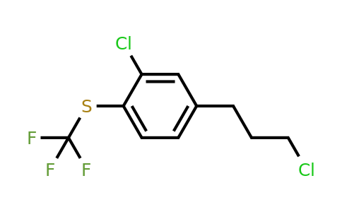 1805838-53-2 | 1-Chloro-5-(3-chloropropyl)-2-(trifluoromethylthio)benzene