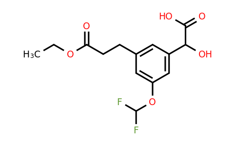 1805839-42-2 | 3-(Difluoromethoxy)-5-(3-ethoxy-3-oxopropyl)mandelic acid