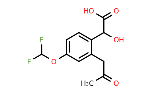 1805839-51-3 | 4-(Difluoromethoxy)-2-(2-oxopropyl)mandelic acid