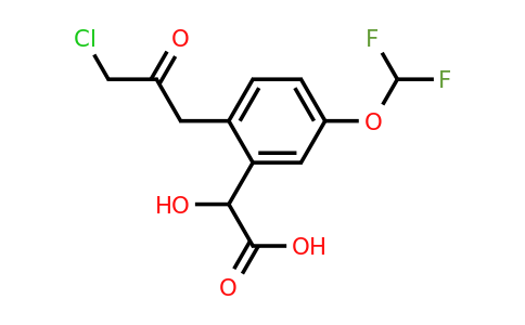 1805839-59-1 | 2-(3-Chloro-2-oxopropyl)-5-(difluoromethoxy)mandelic acid