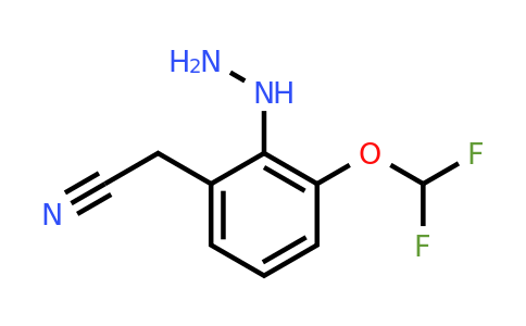 1805839-62-6 | 3-(Difluoromethoxy)-2-hydrazinylphenylacetonitrile