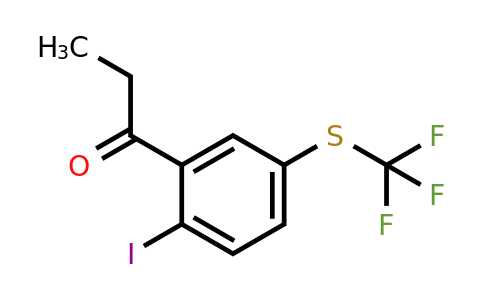 1805839-95-5 | 1-(2-Iodo-5-(trifluoromethylthio)phenyl)propan-1-one