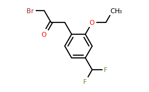 1805840-52-1 | 1-Bromo-3-(4-(difluoromethyl)-2-ethoxyphenyl)propan-2-one