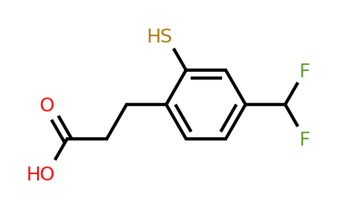 1805840-94-1 | 4-(Difluoromethyl)-2-mercaptophenylpropanoic acid