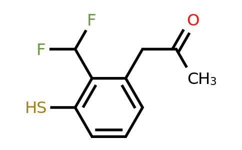 1805841-20-6 | 1-(2-(Difluoromethyl)-3-mercaptophenyl)propan-2-one