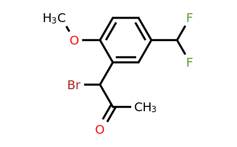 1805841-39-7 | 1-Bromo-1-(5-(difluoromethyl)-2-methoxyphenyl)propan-2-one