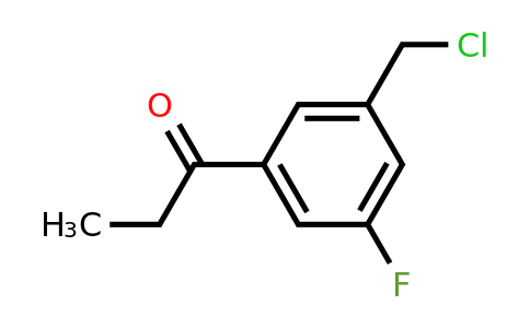 1805841-52-4 | 1-(3-(Chloromethyl)-5-fluorophenyl)propan-1-one