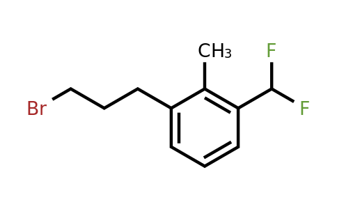 1805841-71-7 | 2-(3-Bromopropyl)-6-(difluoromethyl)toluene