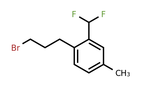 1805841-73-9 | 4-(3-Bromopropyl)-3-(difluoromethyl)toluene
