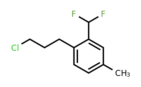 1805841-75-1 | 4-(3-Chloropropyl)-3-(difluoromethyl)toluene