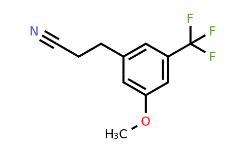 1805842-43-6 | 3-(3-Methoxy-5-(trifluoromethyl)phenyl)propanenitrile