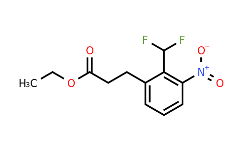 1805842-46-9 | Ethyl 2-(difluoromethyl)-3-nitrophenylpropanoate