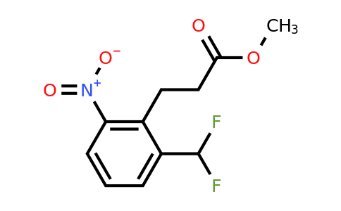 1805842-55-0 | Methyl 2-(difluoromethyl)-6-nitrophenylpropanoate