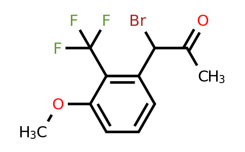 1805842-61-8 | 3-(1-Bromo-2-oxopropyl)-2-(trifluoromethyl)anisole