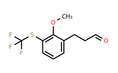 1805842-66-3 | 2-(3-Oxopropyl)-6-(trifluoromethylthio)anisole