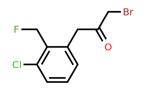 1805842-73-2 | 1-Bromo-3-(3-chloro-2-(fluoromethyl)phenyl)propan-2-one