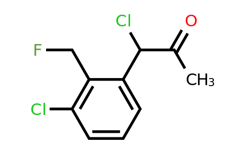 1805842-80-1 | 1-Chloro-1-(3-chloro-2-(fluoromethyl)phenyl)propan-2-one