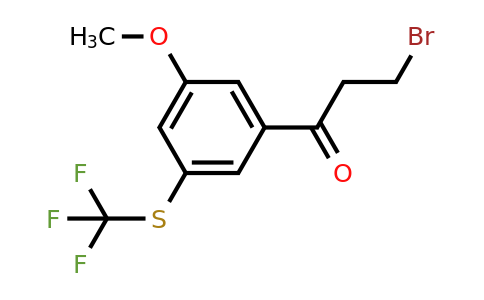 1805842-83-4 | 3-(3-Bromopropanoyl)-5-(trifluoromethylthio)anisole