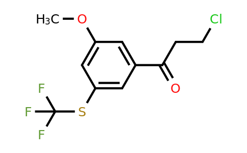 1805842-95-8 | 3-(3-Chloropropanoyl)-5-(trifluoromethylthio)anisole