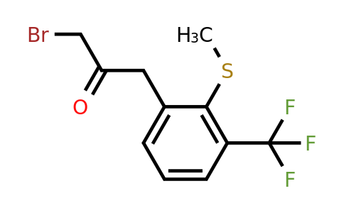 1805843-02-0 | 1-Bromo-3-(2-(methylthio)-3-(trifluoromethyl)phenyl)propan-2-one