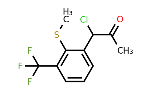 1805843-10-0 | 1-Chloro-1-(2-(methylthio)-3-(trifluoromethyl)phenyl)propan-2-one