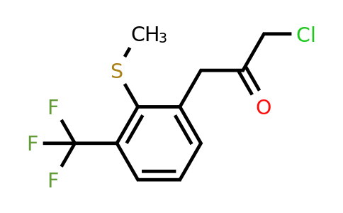 1805843-13-3 | 1-Chloro-3-(2-(methylthio)-3-(trifluoromethyl)phenyl)propan-2-one
